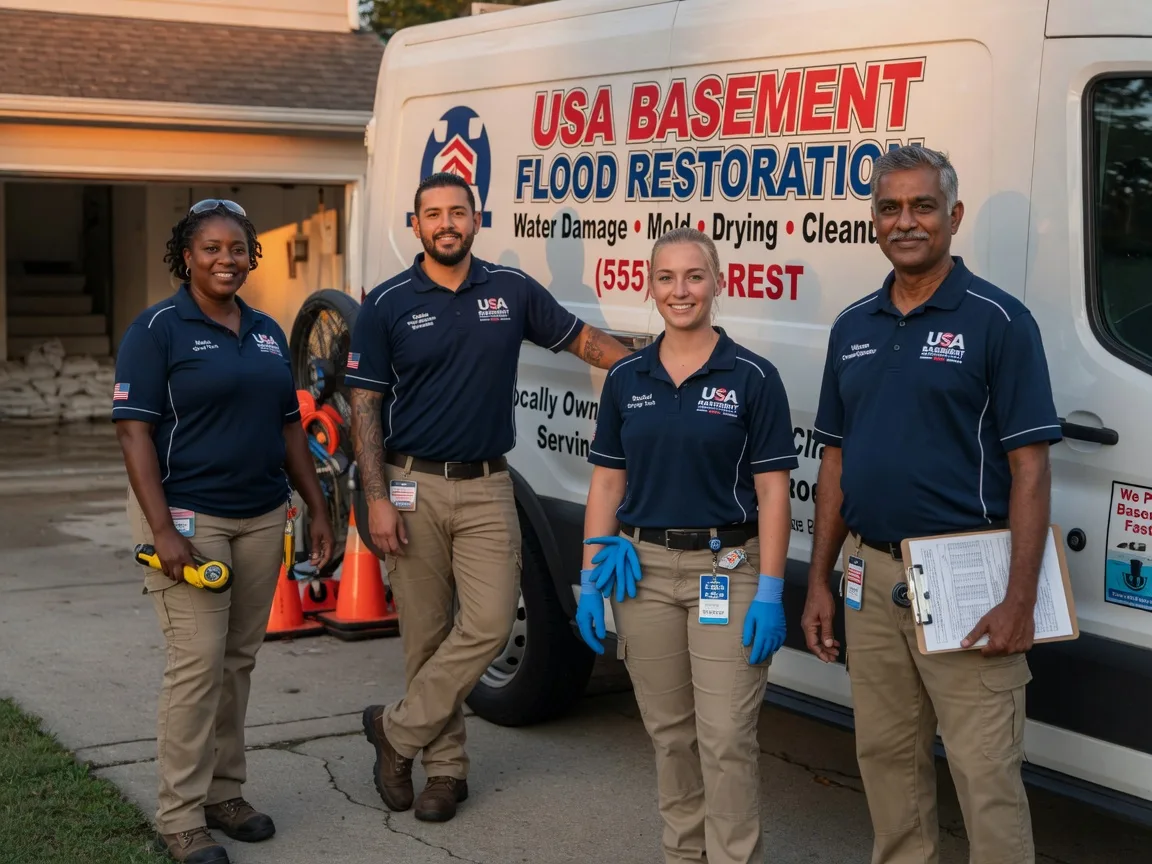 Basement Flood Cleanup company in Hessmer, LA
